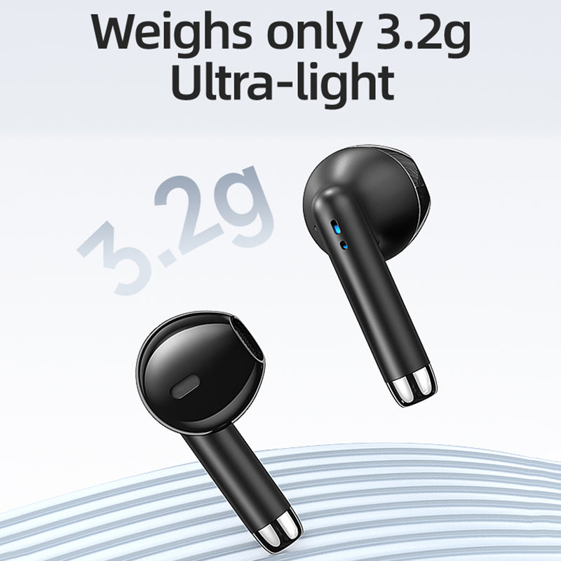 USAMS-IA II 15 Wireless Bluetooth 5.3 Headset Digital Display Mini TWS Earbuds Binaural Half-In-Ear Headphones USAMS-IA II 15 Wireless Bluetooth 5.3 Headset Digital Display Mini TWS Earbuds Binaural Half-In-Ear Headphones